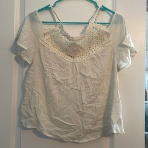 Off the shoulder boho top